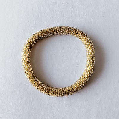 Bracelet népalais light gold - Maia et Zoé