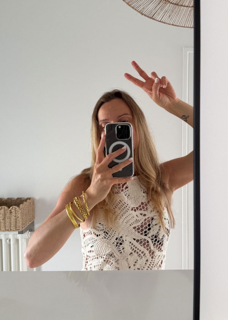 Jonc bouddhiste plat - 12mm light gold – Image 11