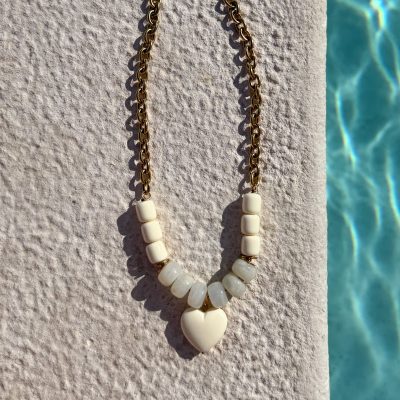 Collier Isla - crème