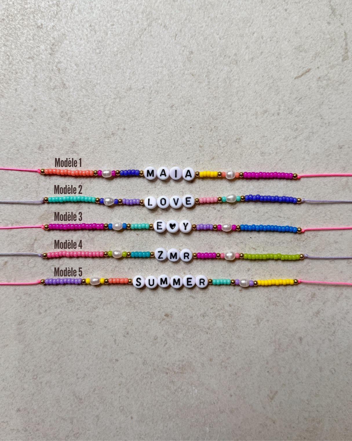 Bracelets Summer Crush (à personnaliser) – Image 5